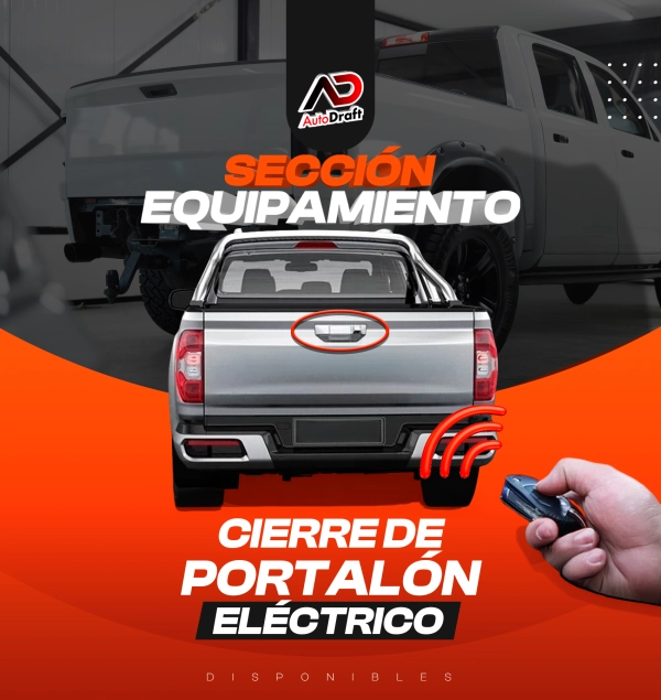 Cierre Centralizado de Portalón para Pickup | Conexión Llave Original