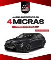 Lámina de Seguridad para Autos de 4 micras