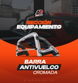 Barra Antivuelco Cromada Deportiva para Pickup